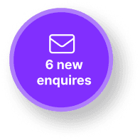 6 new enquiries
