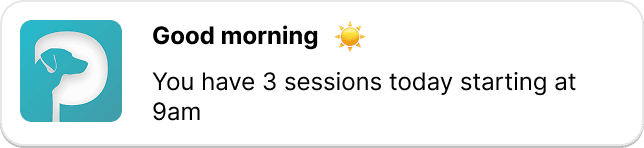 Good morning reminder — today’s sessions at a glance